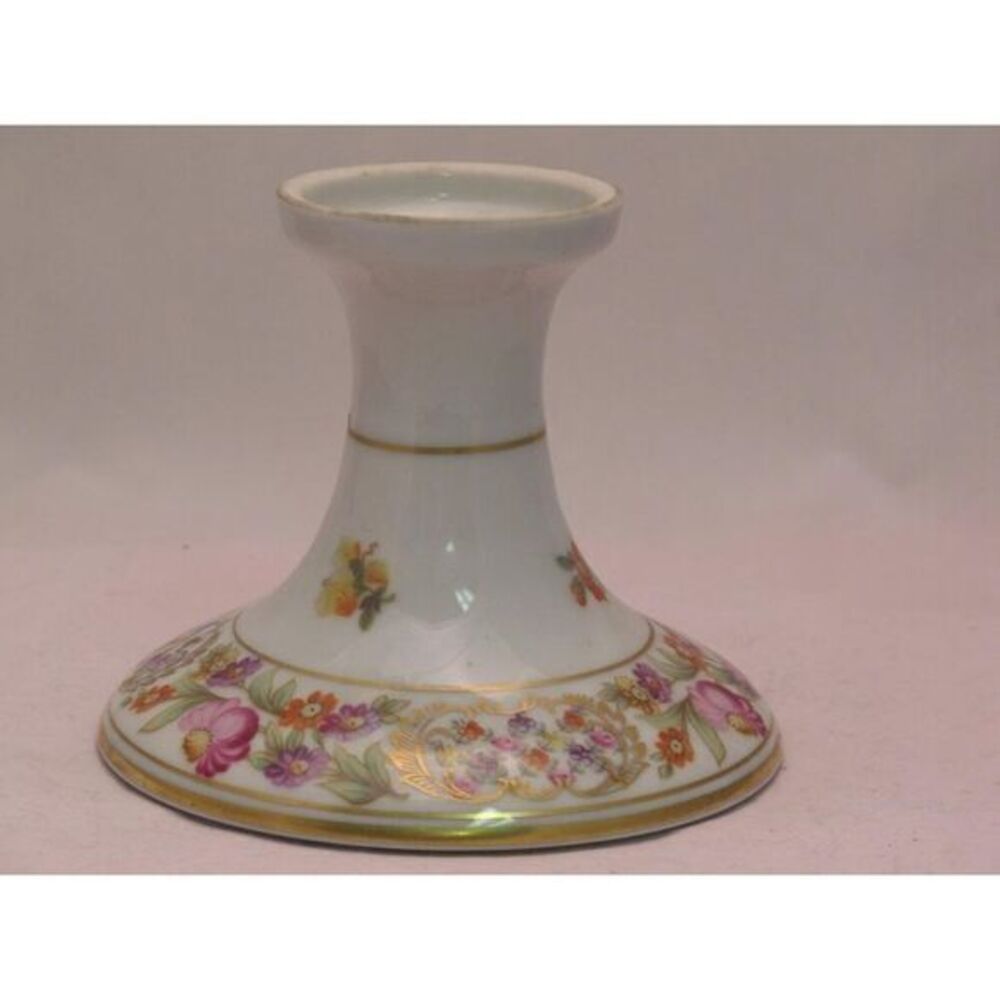 Schumann Bavaria Chateau‎ Dresden Royal Dresner Art Candlestick Holder 3 1/2"